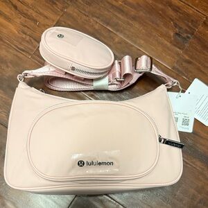 Lululemon Athletica Light Pink Crossbody Bag
